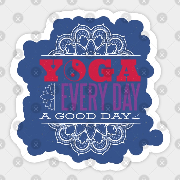 Yoga Everyday A Good Day Sticker by MajorCompany